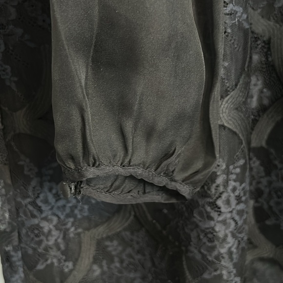 X by NBD MICHELLE lace sheer detail DRESS black size 4- gently used - Picture 9 of 16